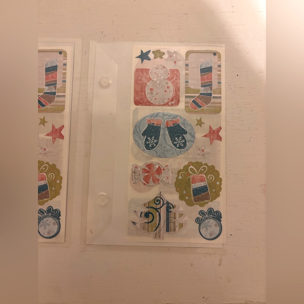 🆕 CREATIVE MEMORIES Open House holiday stickers Christmas new 2 packs set